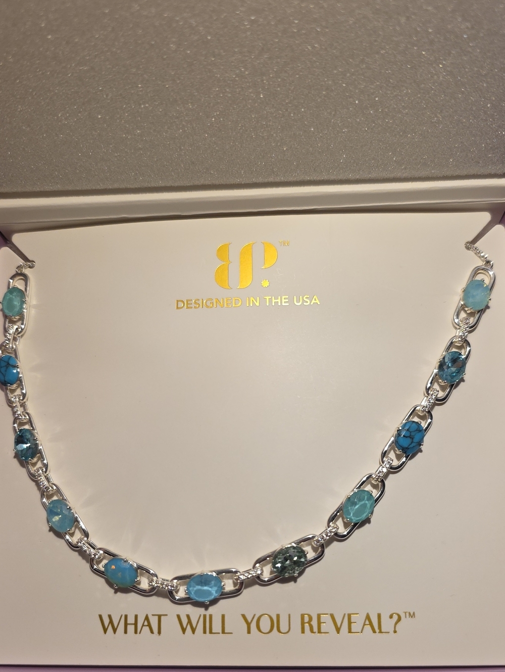 BP Jewel Candy Blue-Tones Necklace